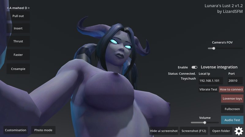Screenshot 2 from Lunara's Lust 2