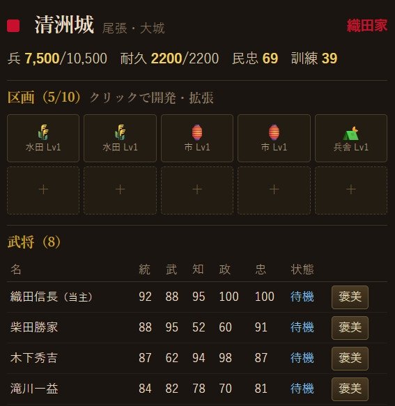 Screenshot 1 from Sengoku Hegemon Record