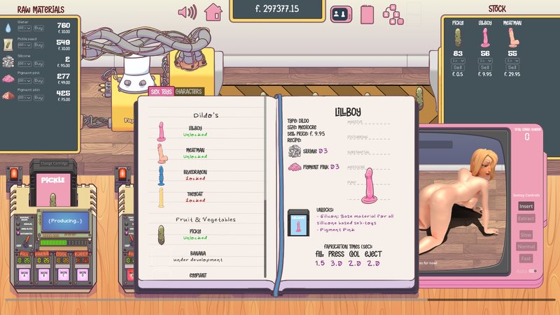 Screenshot 1 from Fapricator3000