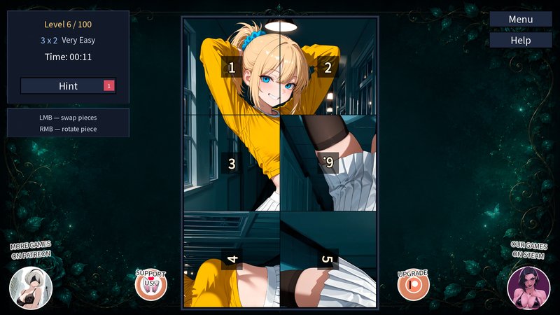 Screenshot 4 from My Hentai Waifu Puzzle