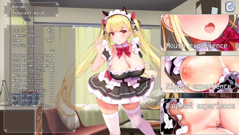 Screenshot 3 from Getting a Maid from the Lottery and Making Love Everyday
