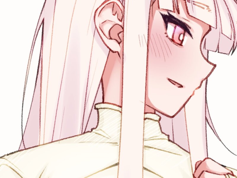 Screenshot 3 from White-Haired Red-Eyed Holy Maiden's Anal Assistance