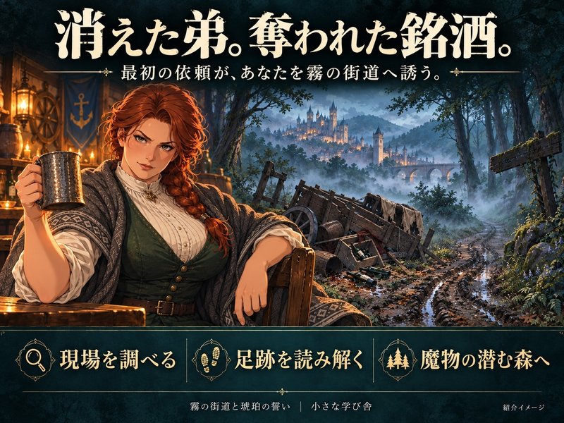 Screenshot 1 from Misty Highway and Amber Oath: A Short Game Book Advancing by Dice