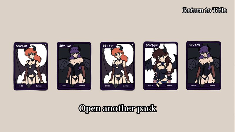 Screenshot 4 from H-PACK TCG: Succubus Vol. 1