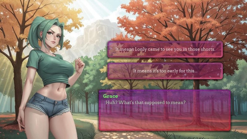 Screenshot 1 from Long Hike with a Cute Girl