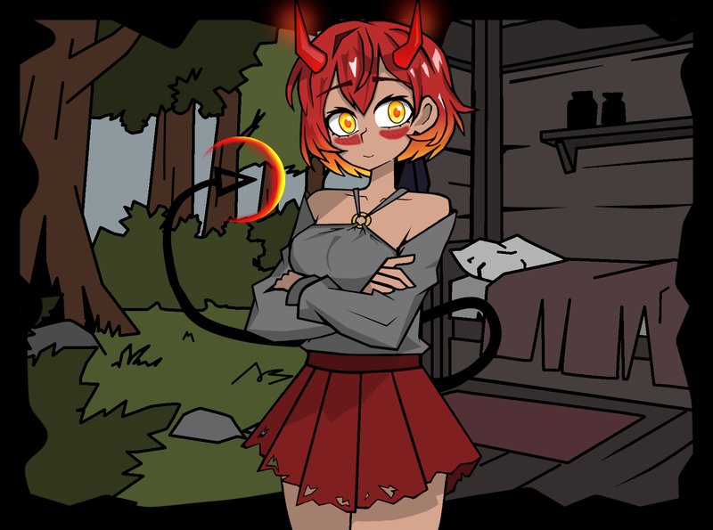 Hentai with Demon Girl