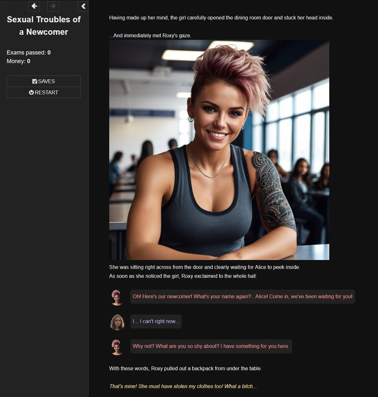 Screenshot 1 from Sexual Troubles of a Newcomer