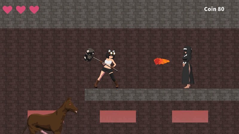 Screenshot 4 from Hammer Girl Monster Violation