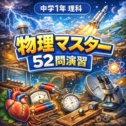 Junior High School 1st Year Physics Master 52 Problem Exercises - Physics Basics Quiz Game