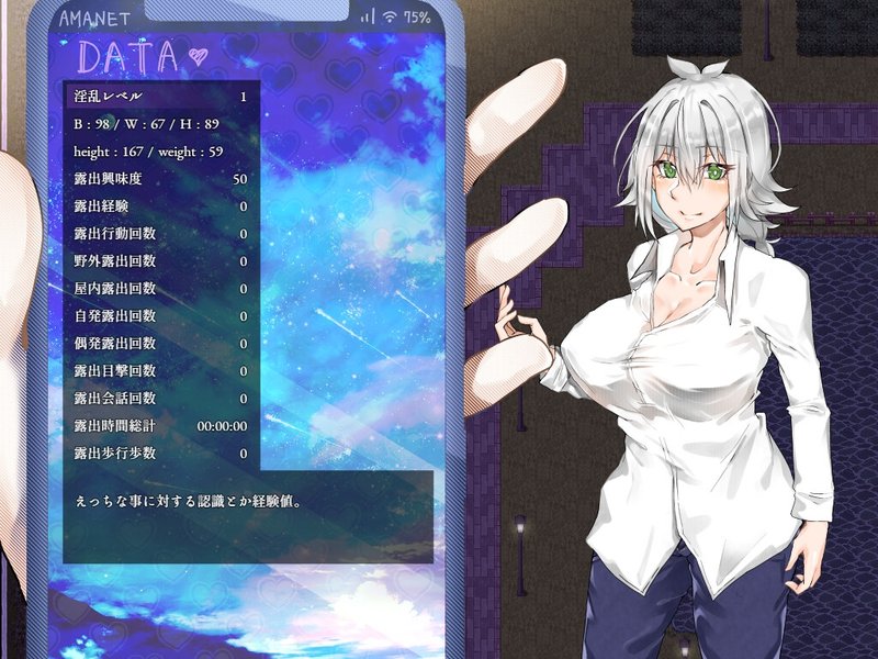 Screenshot 6 from Sky-clad Moon Night - Satori's Midnight Exposure Walk