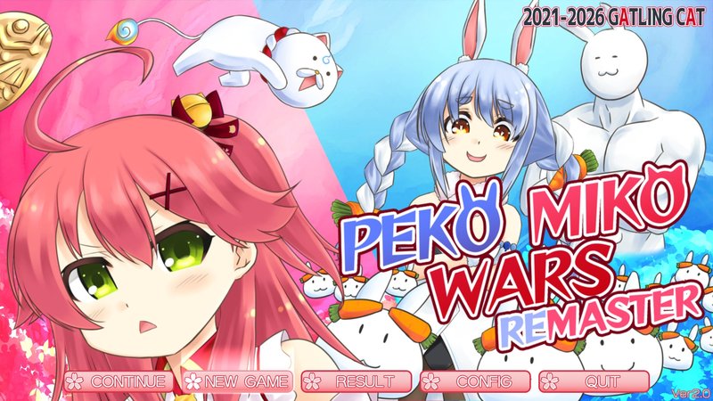 Screenshot 1 from Peko Miko Wars Remaster