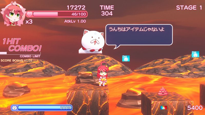 Screenshot 3 from Peko Miko Wars Remaster