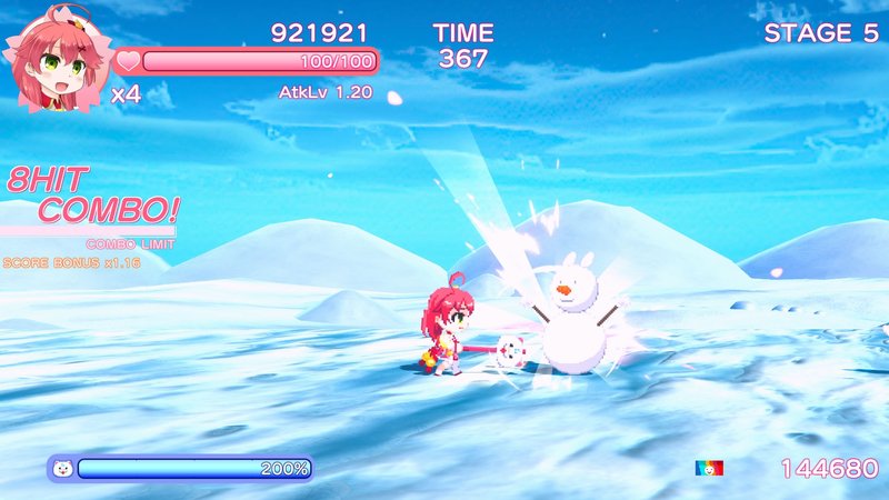 Screenshot 7 from Peko Miko Wars Remaster