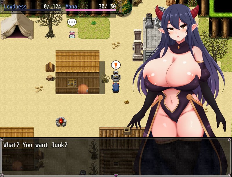 Screenshot 6 from Demon Lord Mineria and the Nameless Village's Ero Trap Dungeon