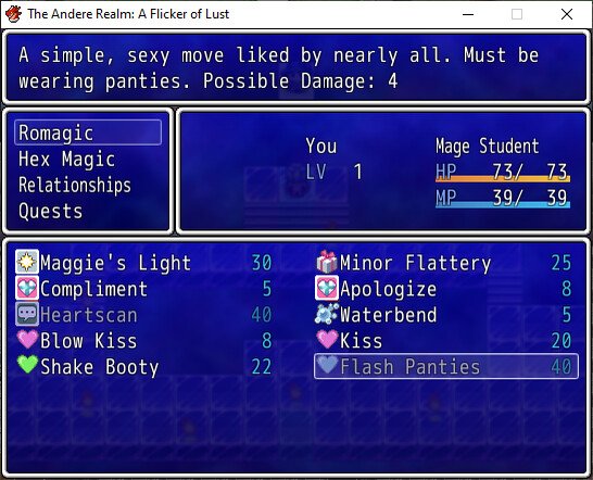 Screenshot 2 from The Andere Realm: A Flicker of Lust