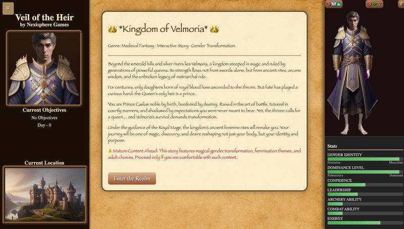 Screenshot 3 from Veil of the Heir