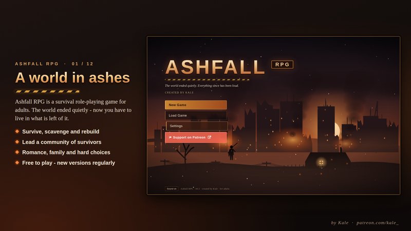 Screenshot 1 from Ashfall RPG