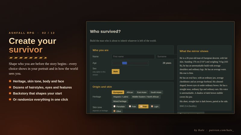 Screenshot 2 from Ashfall RPG