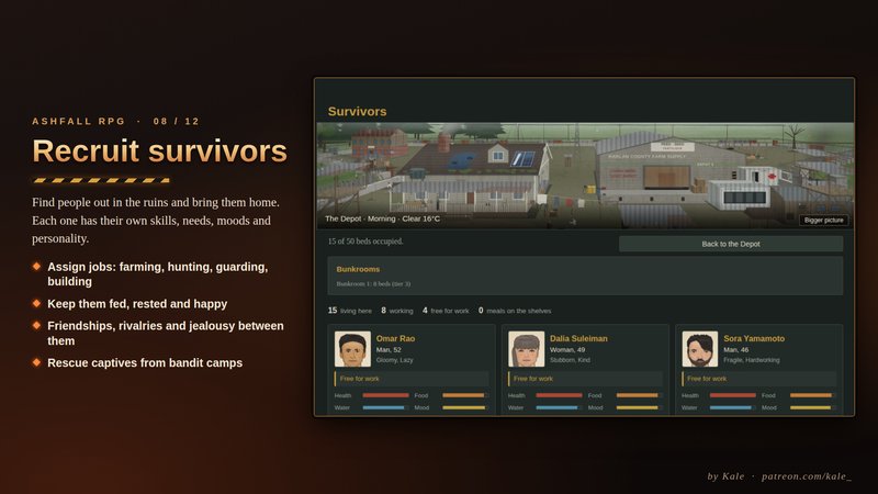 Screenshot 8 from Ashfall RPG