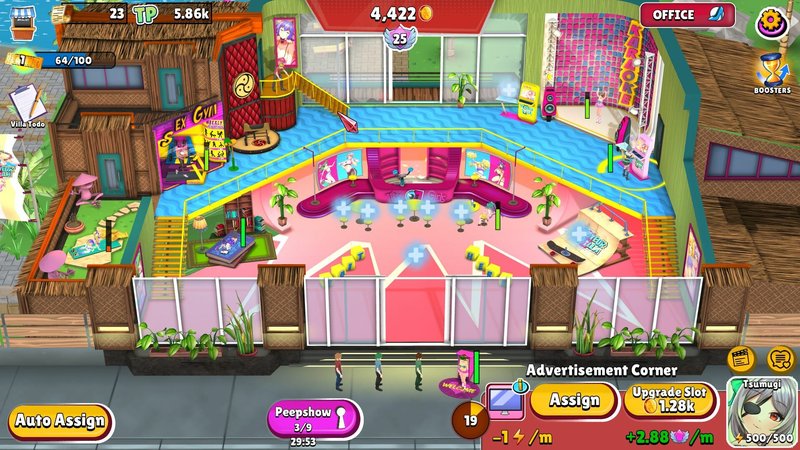 Screenshot 3 from Voyeur Villa - Harem Manager