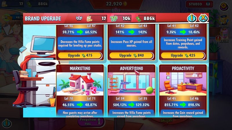 Screenshot 5 from Voyeur Villa - Harem Manager